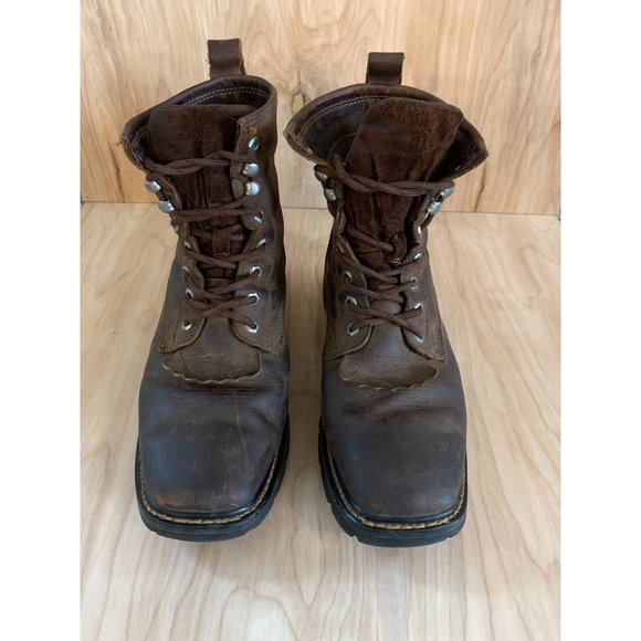 Cody James Lace Up Square Toe Kiltie Waterproof Boots 10.5 main image 8